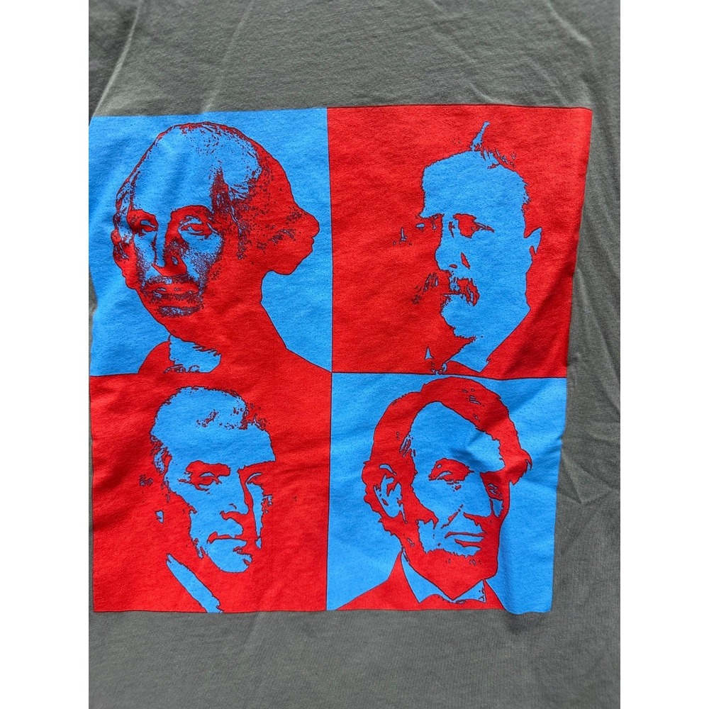 Grunt Style 'Presidents' Gray‎ T-Shirt - Men's Size Medium